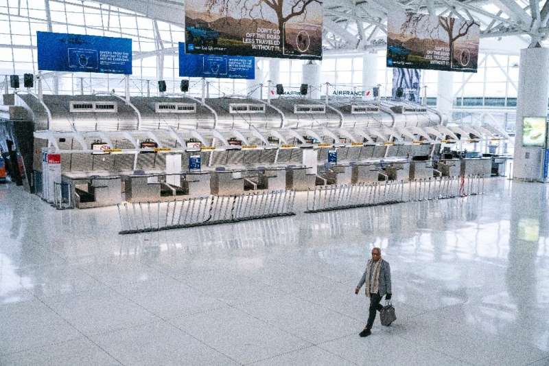 Terminal 1 at John F. Kennedy International Airport in New York during the shutdown