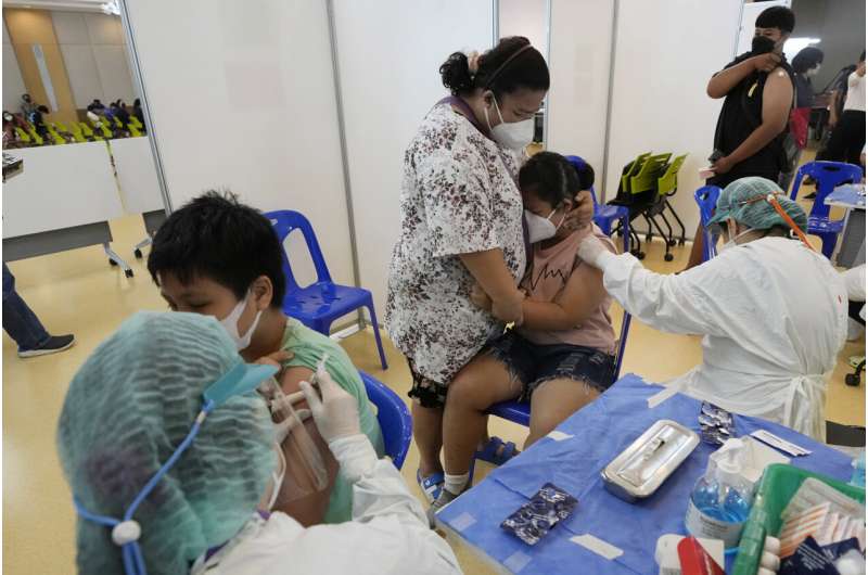 Thai campaign to vaccinate schoolchildren makes progress