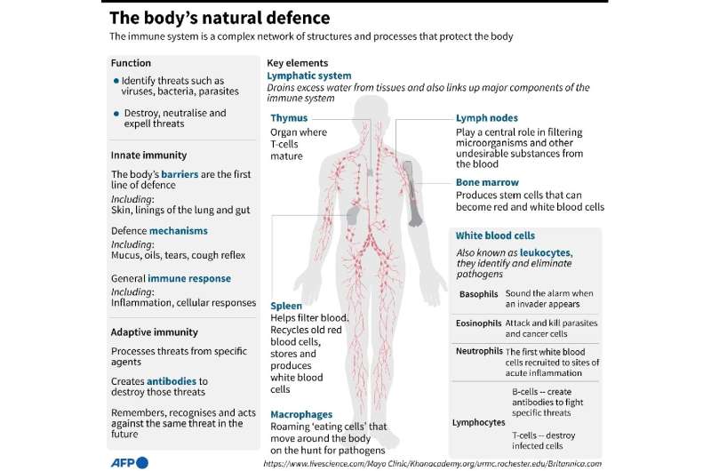 The body's natural defence