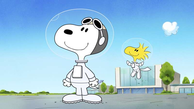 The cosmos beckons for Snoopy onscreen and in real life