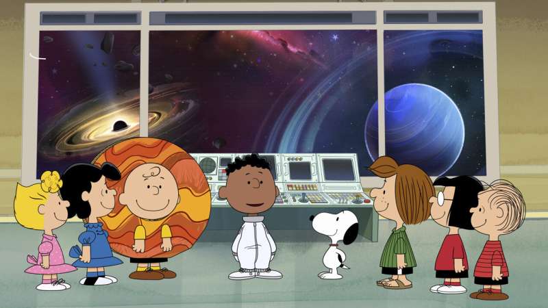 The cosmos beckons for Snoopy onscreen and in real life