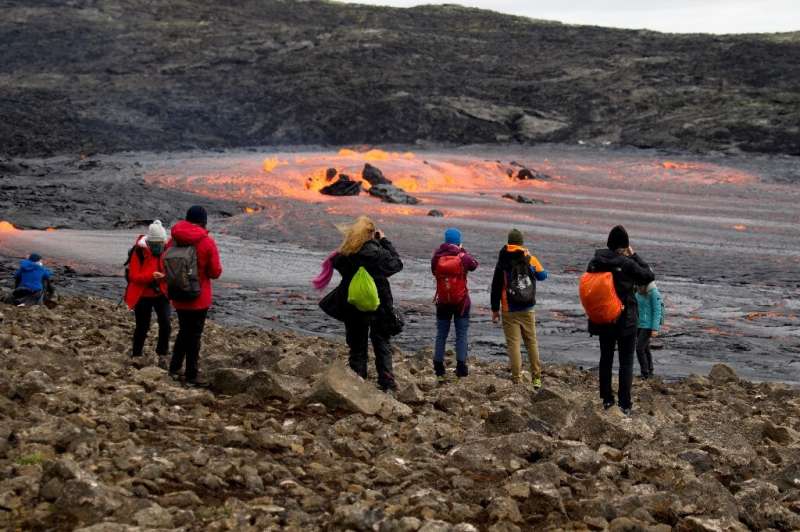 The eruption has become a major tourist attraction, drawing 300,000 visitors so far, according to the Iceland Tourist Board