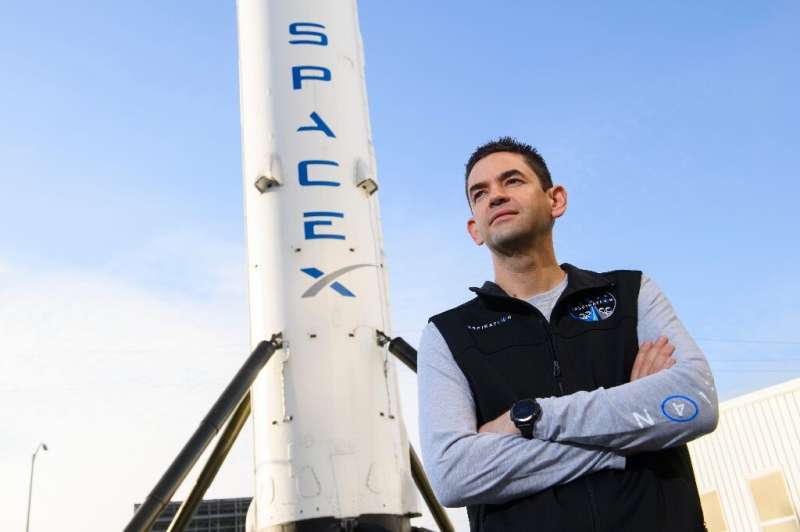 The Inspiration4 mission commander is Jared Isaacman, a billionaire who made his fortune on the Shift4 Payments platform