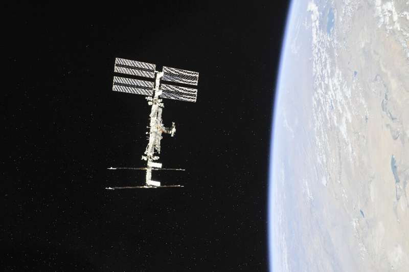 The International Space Station photographed in 2018 from a Soyuz spacecraft
