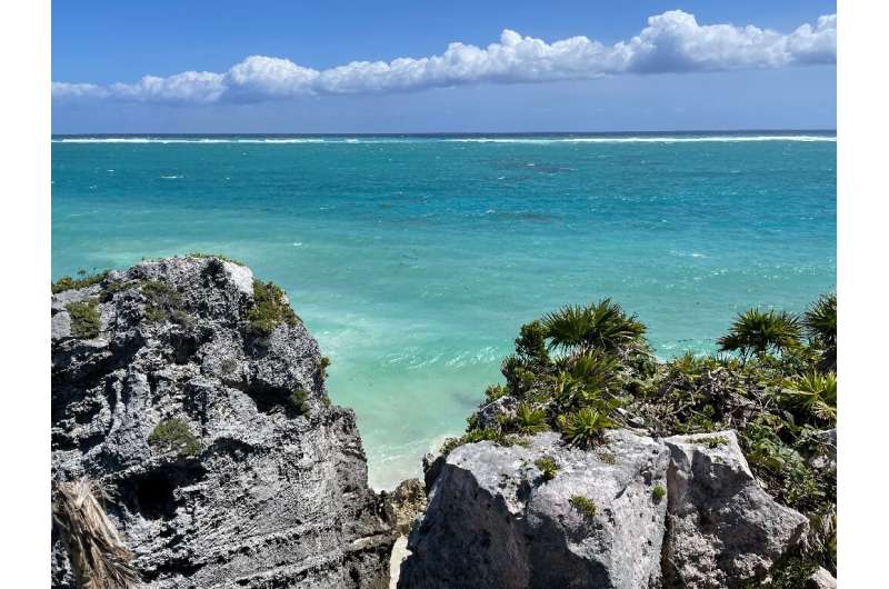 The Mayan site of Tulum in the Mexican state of Quintana Roo is seen in March 2021