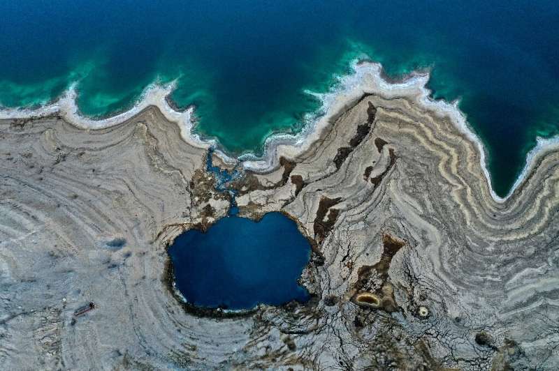 There are now thousands of sinkholes all around the shores of the Dead Sea
