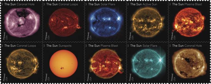 The U.S. Postal Service to Issue NASA Sun Science Forever Stamps