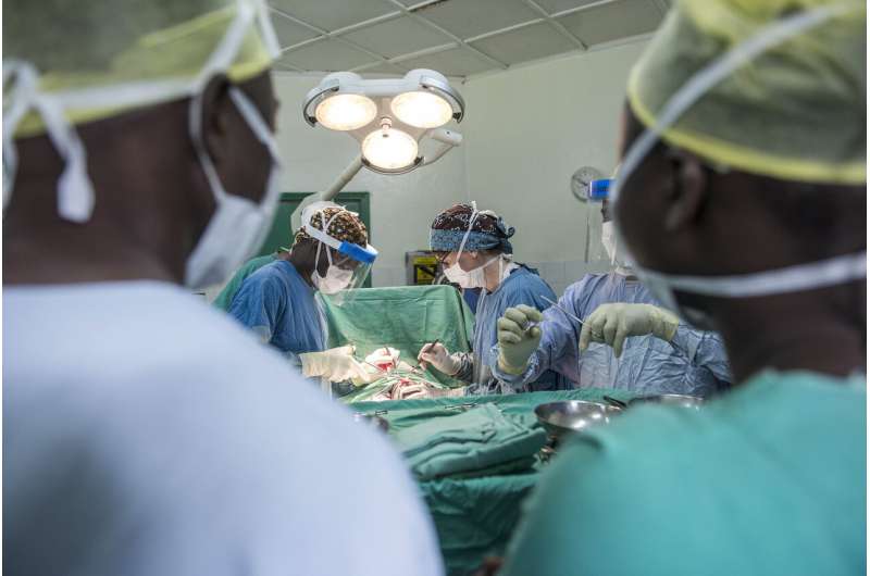 Trained medical staff can perform safe, effective hernia surgery