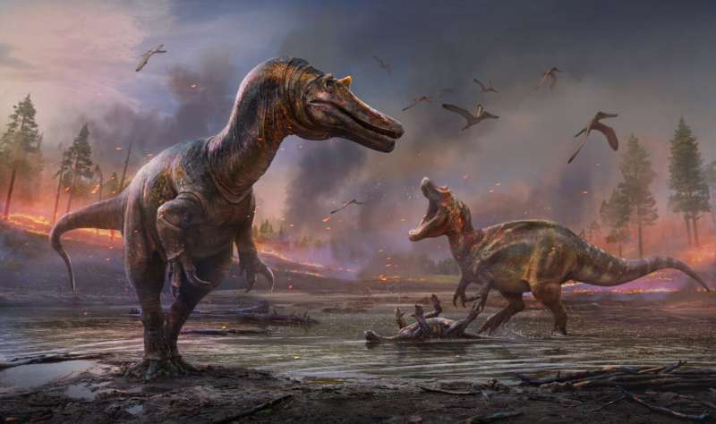 Two new species of large predatory dinosaur discovered on Isle of Wight