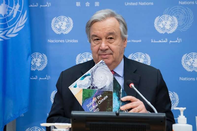 UN Secretary-General António Guterres says the world is &quot;on the verge of the abyss&quot;