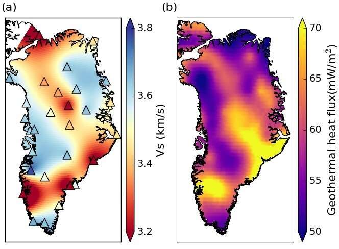 Using the Earth's noise to see beneath the Greenland ice sheet  