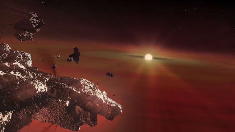Vaporised crusts of Earth-like planets found in dying stars
