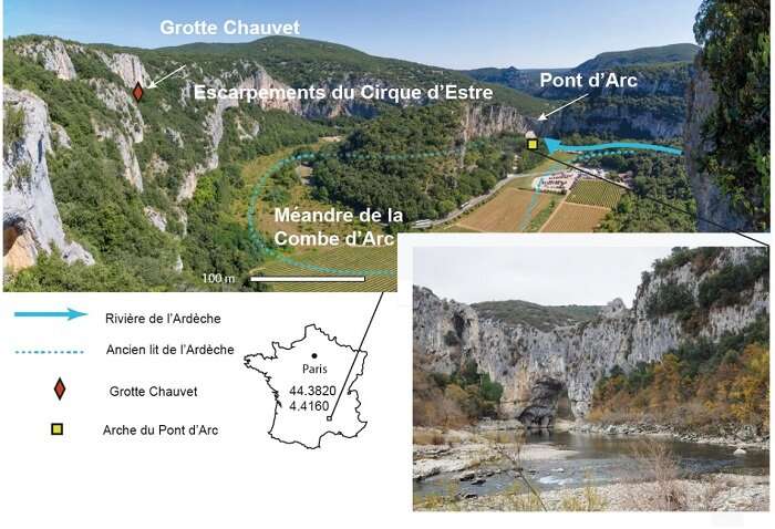 When Chauvet Cave artists created its artwork, the Pont d’Arc was already there