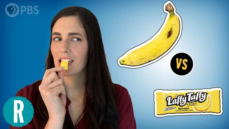 Why banana candy doesn't taste like banana (video)