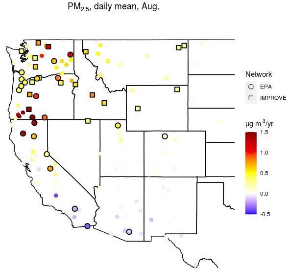 Wildfire smoke trends worsening for Western US
