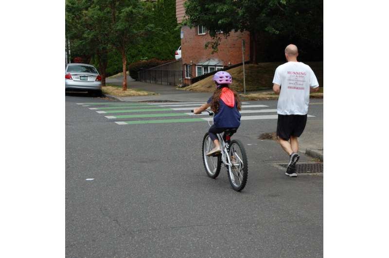 Travailler à l'amélioration des passages pour vélos aux intersections non signalées