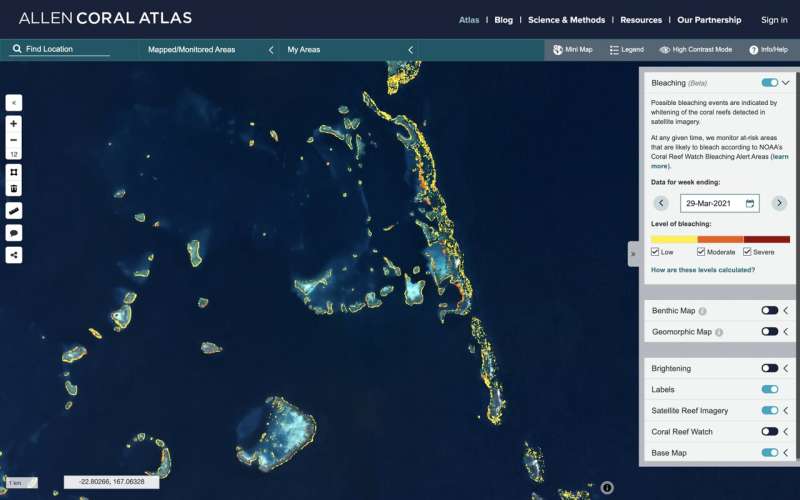 World's first, satellite-based monitoring system goes global to help save coral reefs