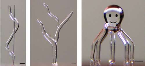3D printing microscale ice structures for advanced manufacturing and biomedical engineering 