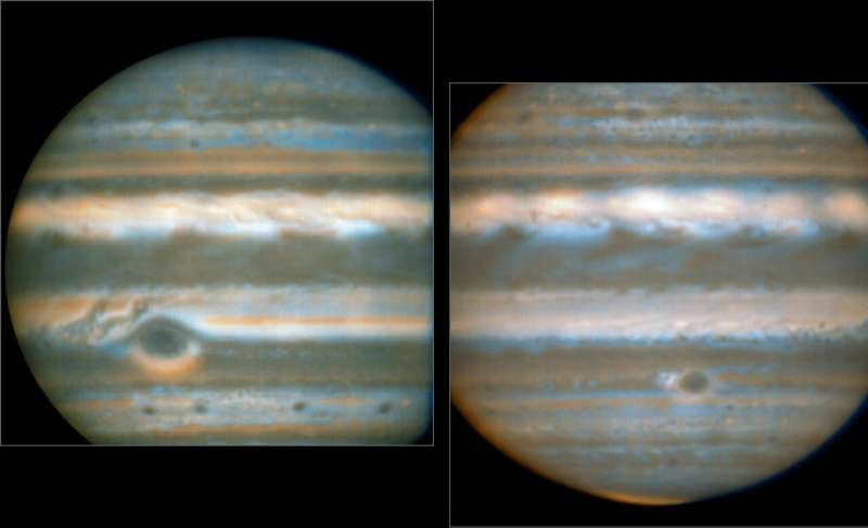 Un estudio de 40 años encontró misteriosos patrones de temperatura en Júpiter