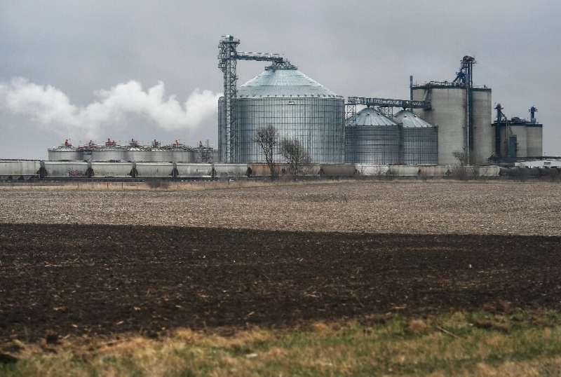 A biofuel production plant in Iowa