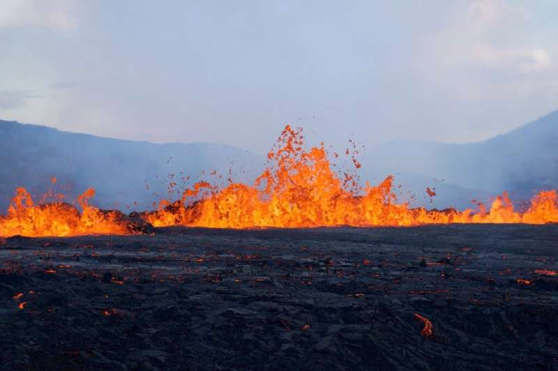 A blanket of magma reaching temperatures of 1,200 degrees Celsius (2,192 degrees Fahrenheit) has spread into the valley