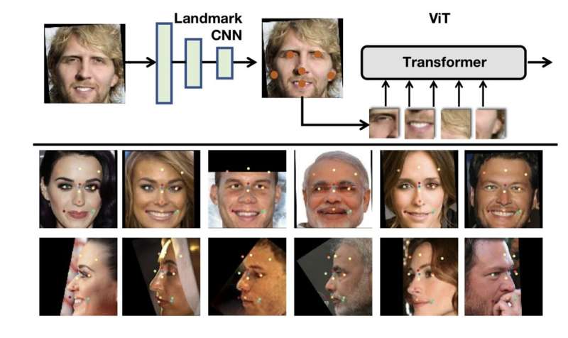 A face recognition framework based on vision transformers 