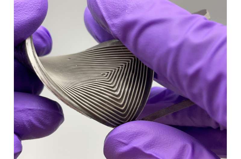 A flexible device that harvests thermal energy to power wearable electronics