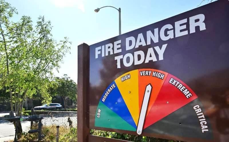 A long-term drought has made swathes of the US west tinder dry and vulnerable to fast and destructive wildfires; those risks are