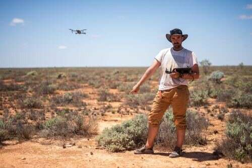Une météorite s'est récemment écrasée en Australie - un drone a parcouru la région et l'a trouvée