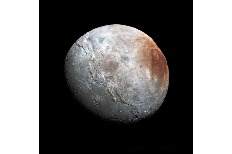 A new explanation for the reddish north pole of Pluto’s moon Charon