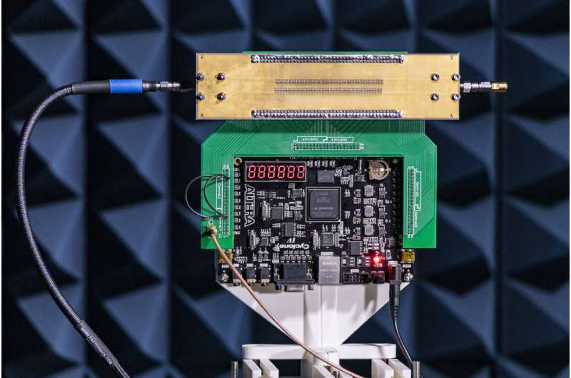 A novel, space-time coding antenna developed at CityU promotes 6G and secure wireless communications