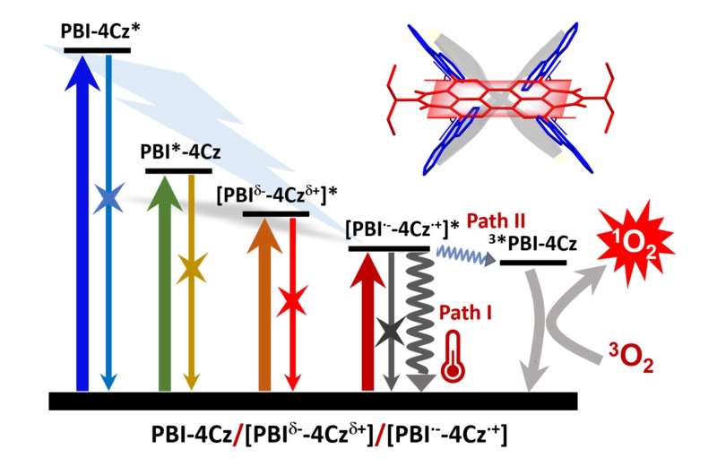 A photoconversion-tunable photosensitizer with diversified excitation and excited-state relaxation pathways