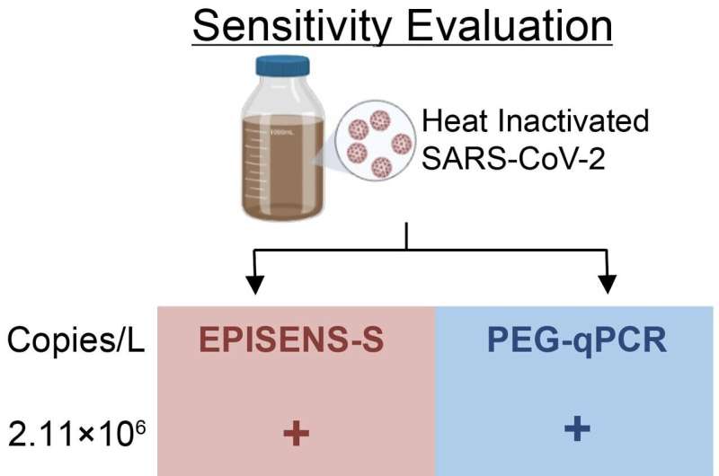 A rapid, highly sensitive method to measure SARS-CoV-2 in wastewater