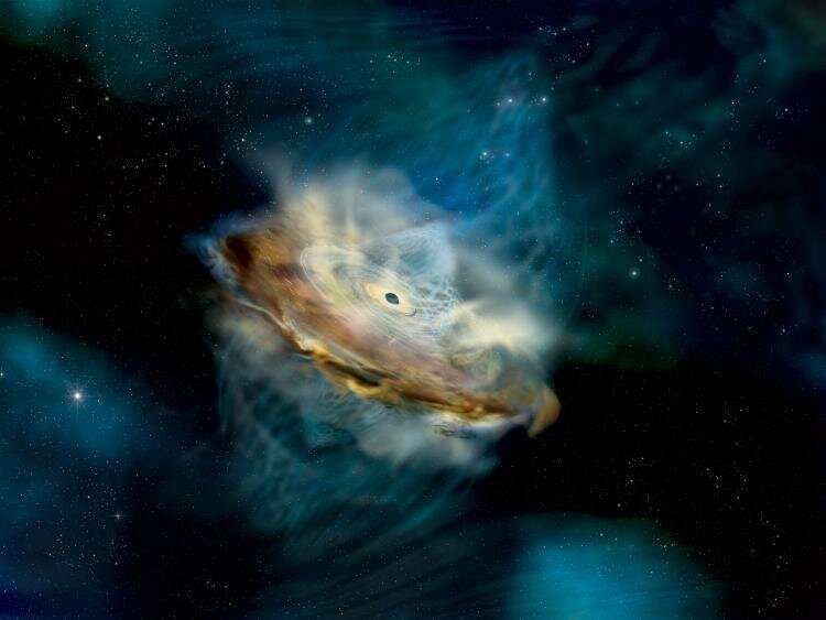 Une lueur montante dans une galaxie lointaine pourrait changer notre façon de regarder les trous noirs 