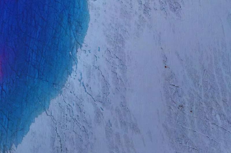 Het steeds sneller smelten maakt van de Groenlandse ijskap de grootste dam ter wereld