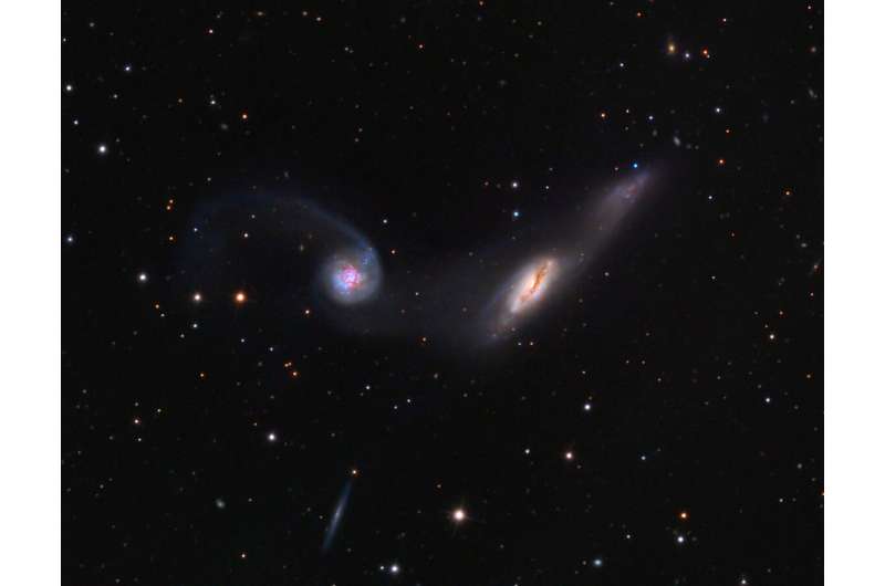 Active galactic nucleus in NGC 2992 explored by researchers