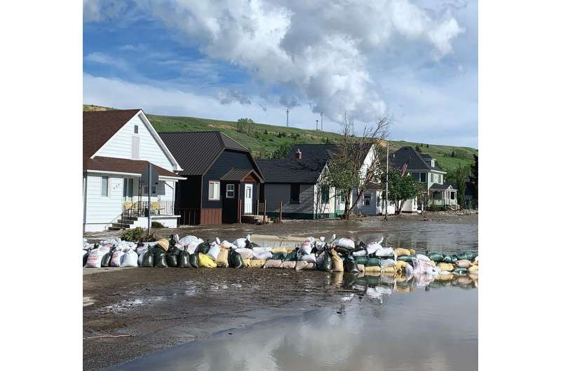 After Yellowstone, floodwaters near Montana's largest city