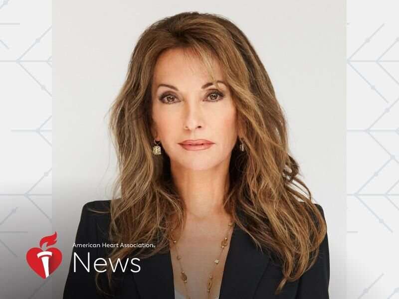 AHA news: susan lucci's new stent and renewed mission for women's heart health