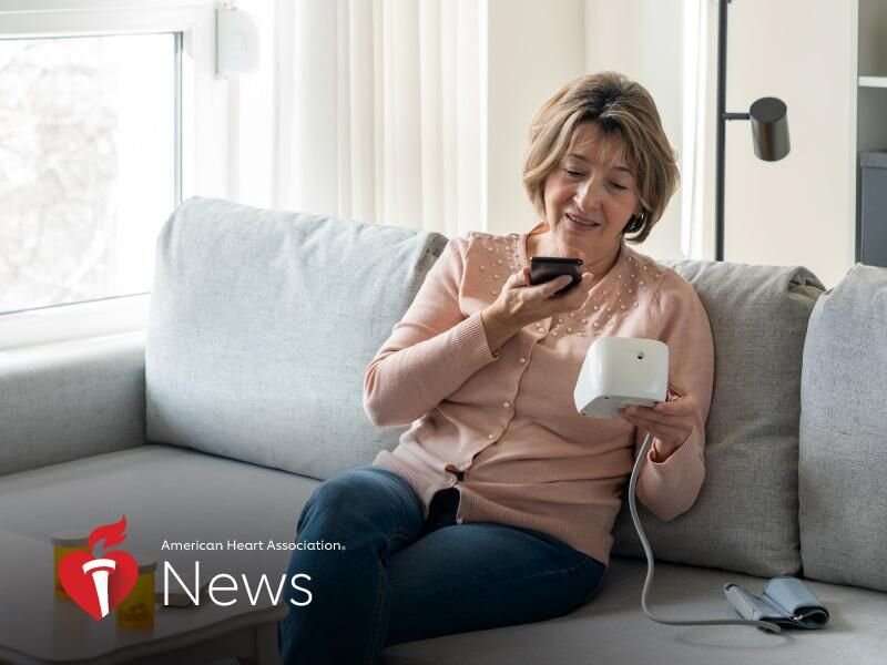 AHA news: telehealth may be just as good as clinic visits for treating high blood pressure