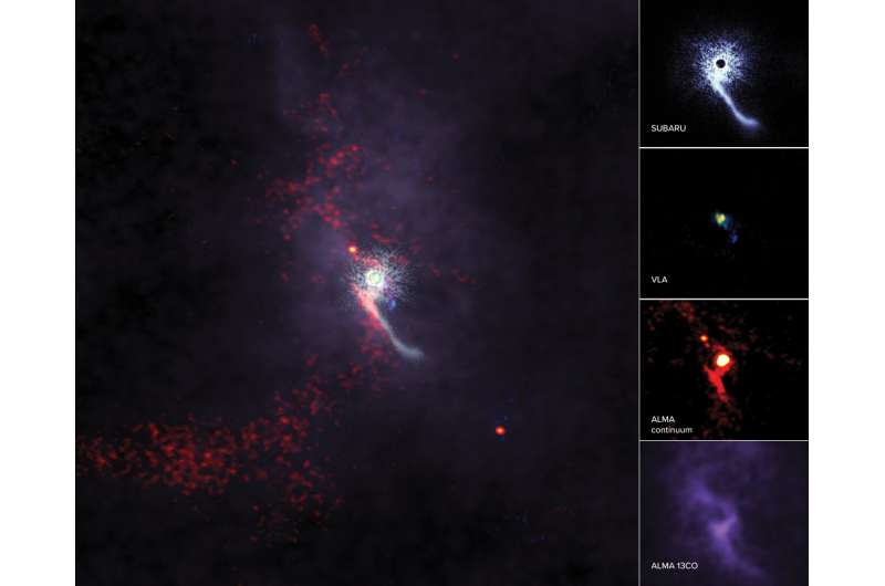 Astronomers catch 'intruder' red-handed in rarely detected stellar flyby event Alma-catches-intruder-1
