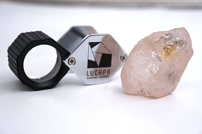 Although The Lulo Rose would have to be cut and polished to realise its true value, similar pink diamonds have sold for record-b