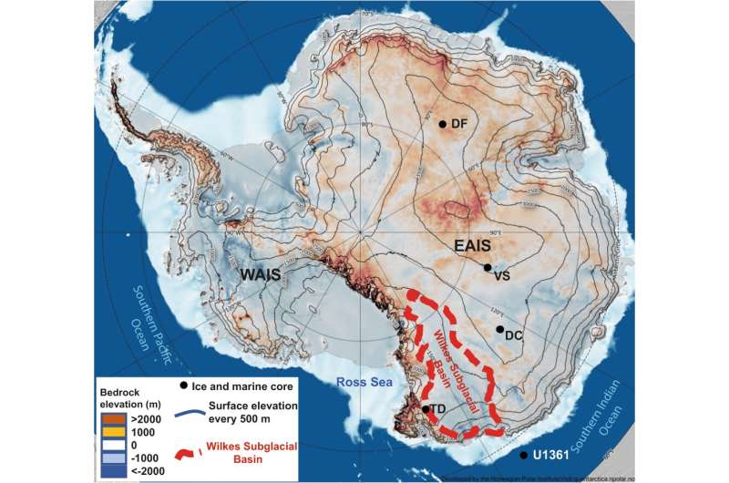 Antarctic glaciers vulnerable to rising temperatures