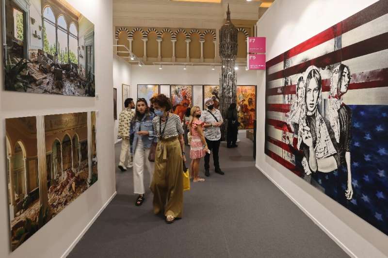 Art Dubai, the Middle East's largest annual contemporary art fair, showcased digital works for the first time, such as the wealthy Gul