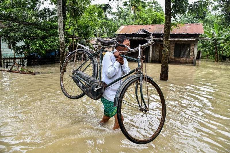 Assam was swaying in severe floods