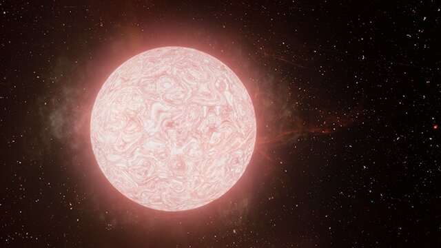 Astronomers witness A dying star reach its explosive end