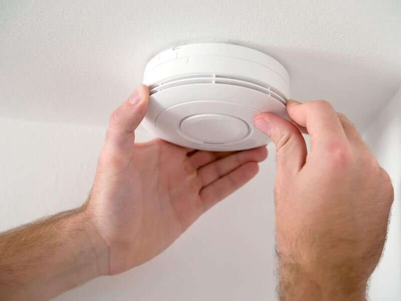 Audible smoke alarm more effective with increasing child age