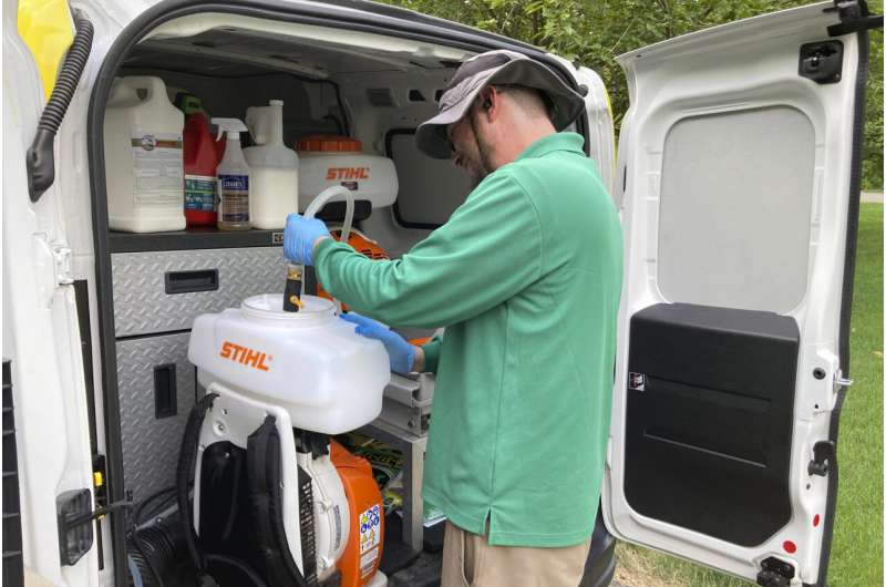 Backyard mosquito spraying booms, but may be too deadly