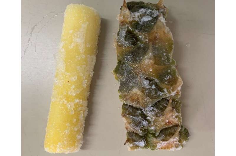 Bioactive salts are made and pineapple remains are reused