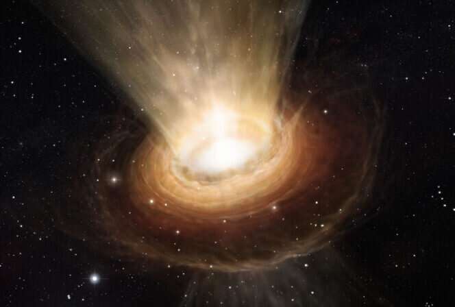 BLACK HOLE WINDS ARE NO LONGER AS THEY WERE