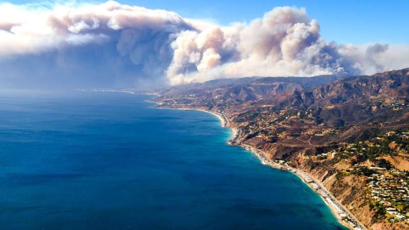 California fire led to spike in bacteria, cloudiness in coastal waters